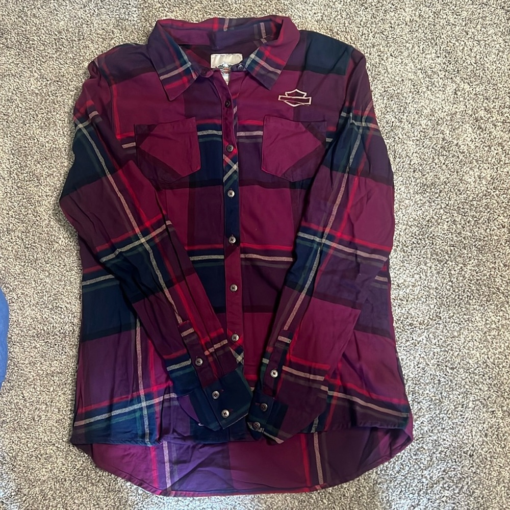 Women’s Harley Davidson button up